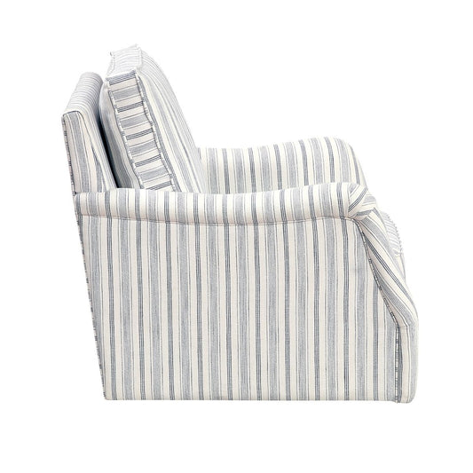 Bowden - Swivel Chair - Pearl Silver