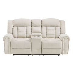 Nutmeg - Double Reclining Loveseat With Center Console
