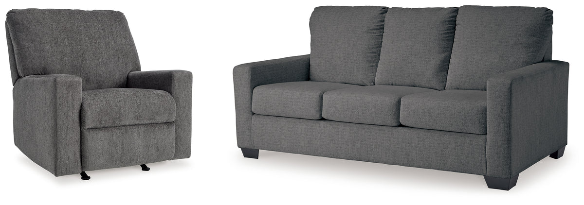 Furniture City Laplace - Ashley Furniture - Rannis Full Sofa Sleeper and Recliner - Full Sofa Sleeper and Recliner - 53602U1