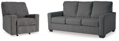 Furniture City Laplace - Ashley Furniture - Rannis Full Sofa Sleeper and Recliner - Full Sofa Sleeper and Recliner - 53602U1