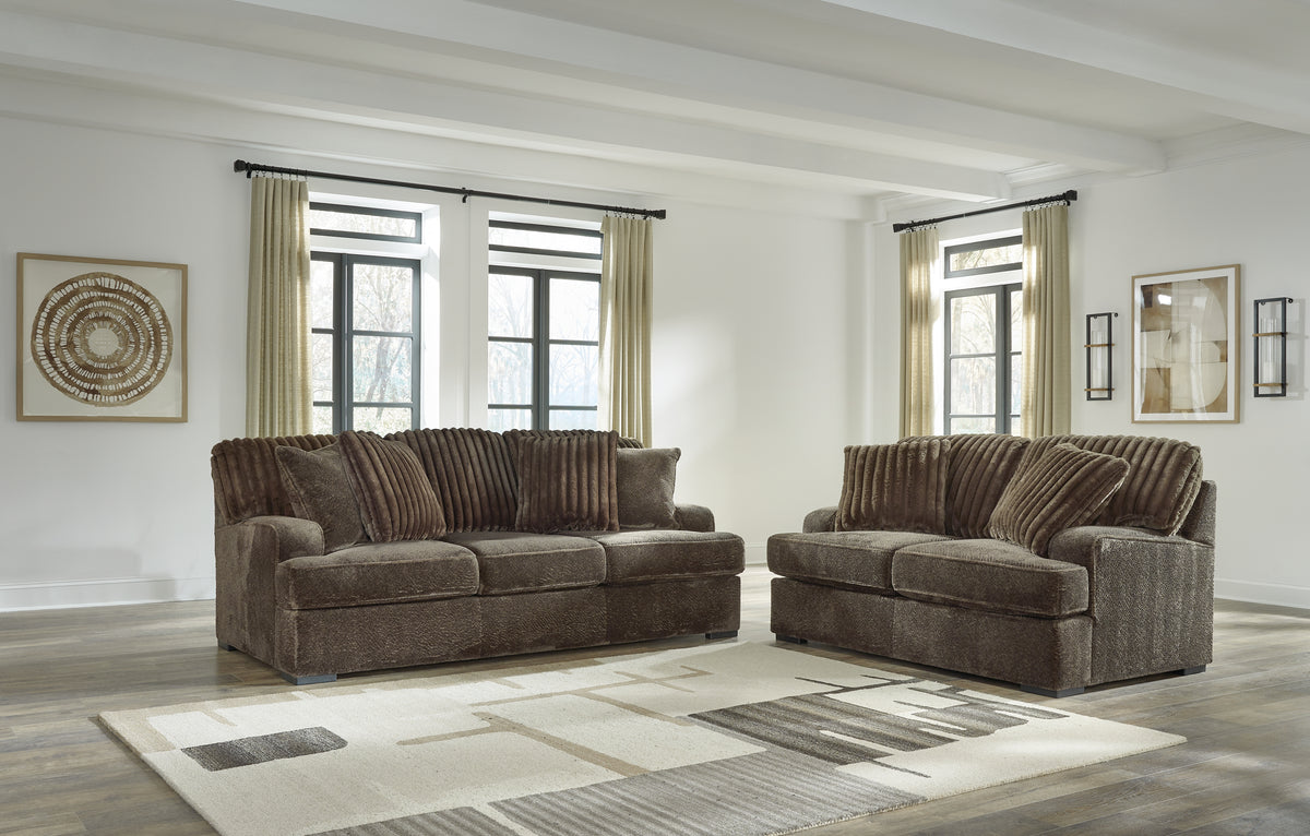 Furniture City Laplace - Ashley Furniture - Aylesworth Sofa and Loveseat - Sofa and Loveseat - 53702U2