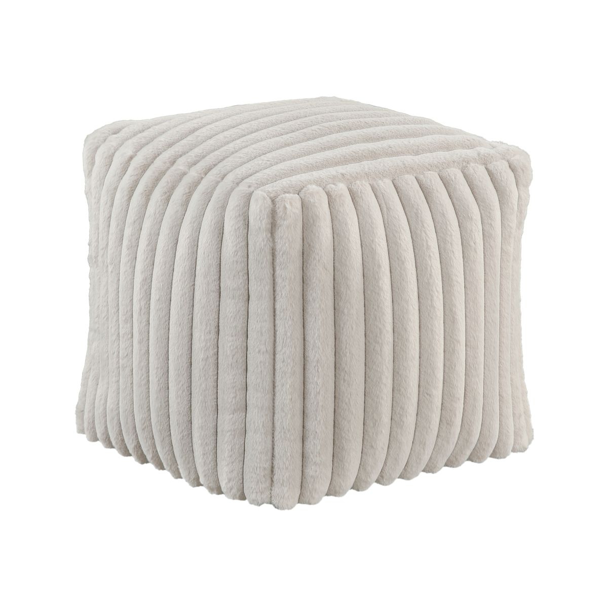 Easley - Simpsonville Pouf - Off White