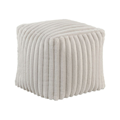 Easley - Simpsonville Pouf - Off White