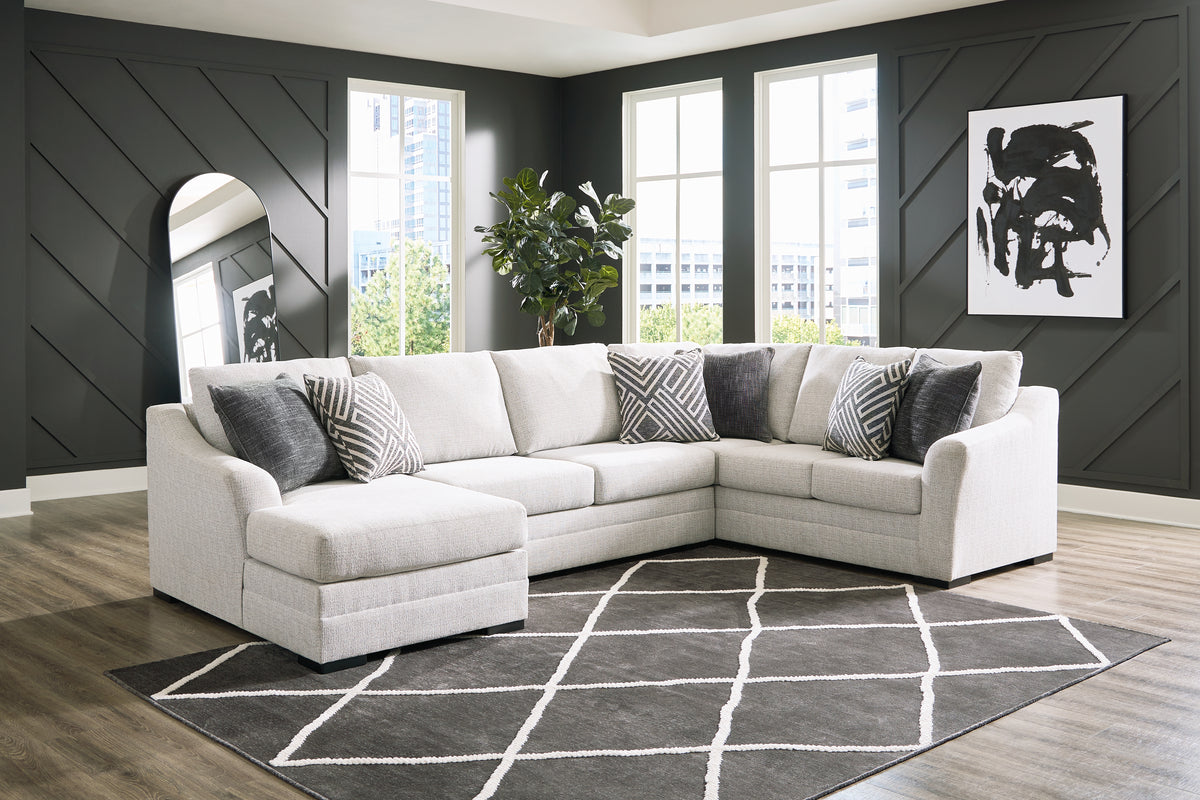 Furniture City Laplace - Ashley Furniture - Koralynn Sectionals - RAF 3-Piece Sectional with Chaise - 54102S1