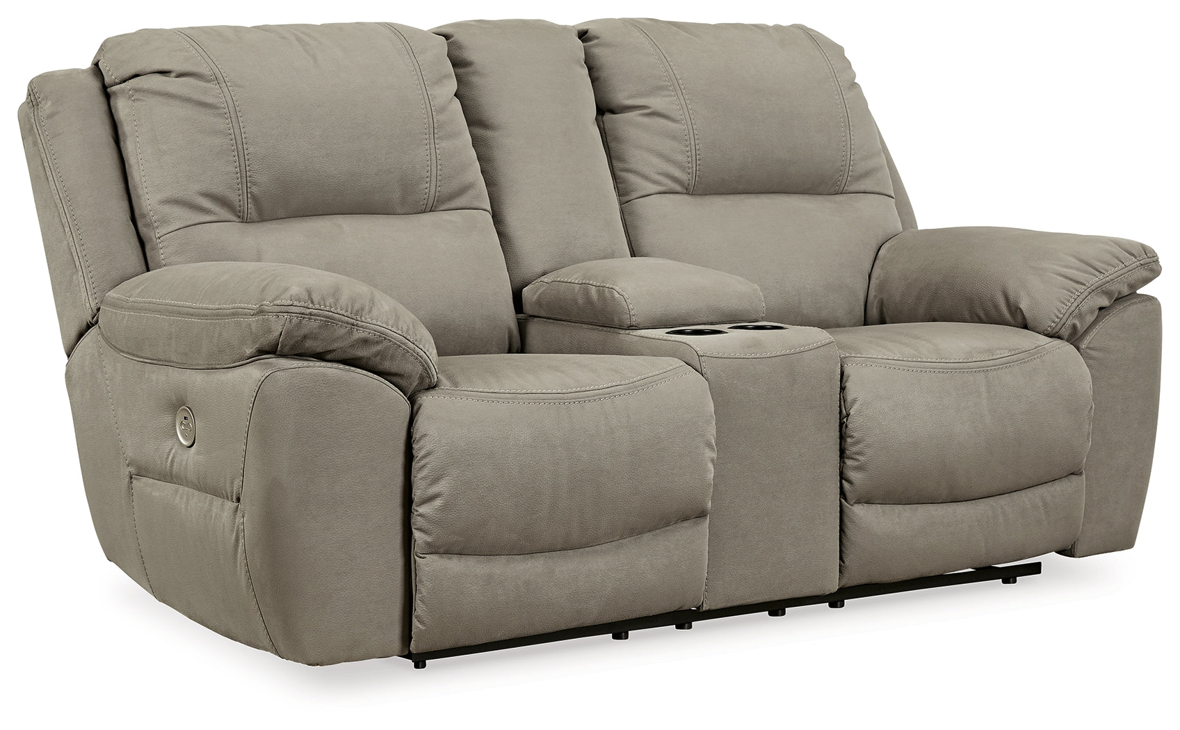 Furniture City Laplace - Ashley Furniture - Next-Gen GauchoLiving Room - DBL REC PWR Loveseat w/Console / Putty - 5420396