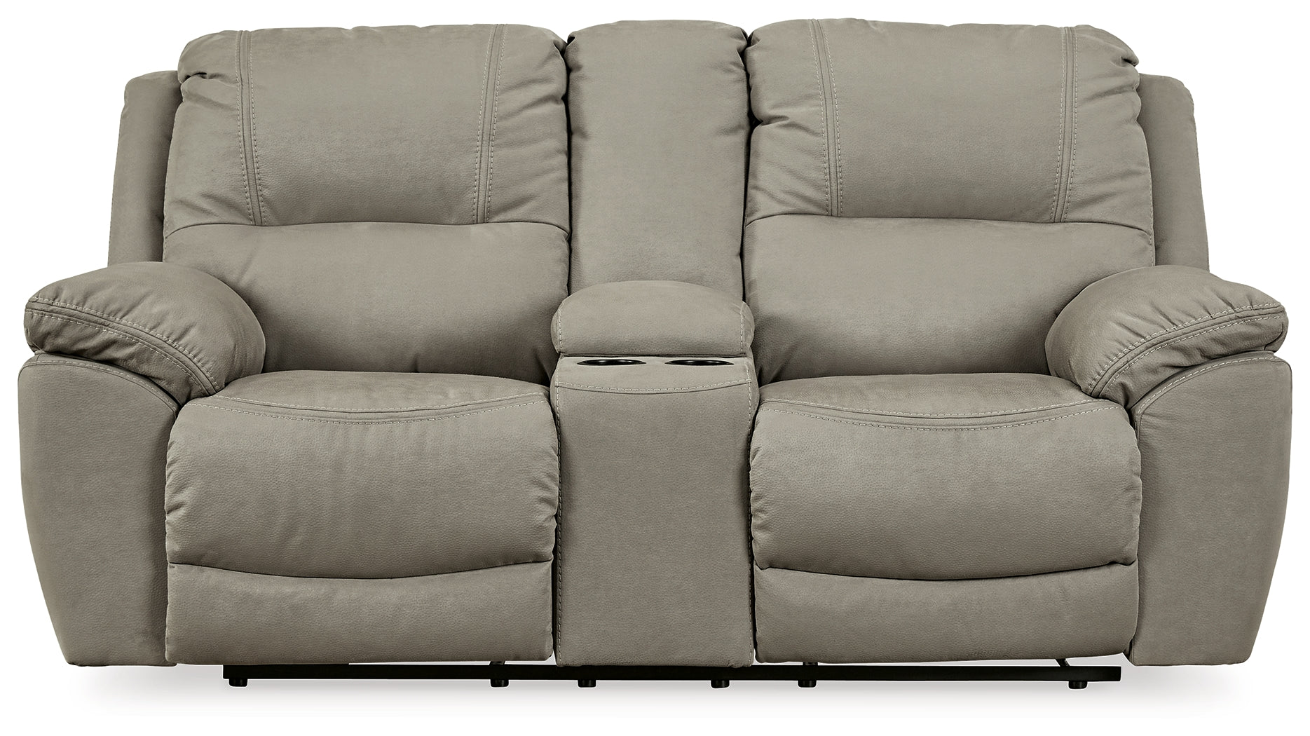 Furniture City Laplace - Ashley Furniture - Next-Gen GauchoLiving Room - DBL REC PWR Loveseat w/Console / Putty - 5420394