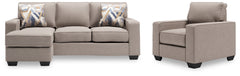 Furniture City Laplace - Ashley Furniture - Greaves Sofa Chaise and Chair - Sofa Chaise and Chair - 55104U1