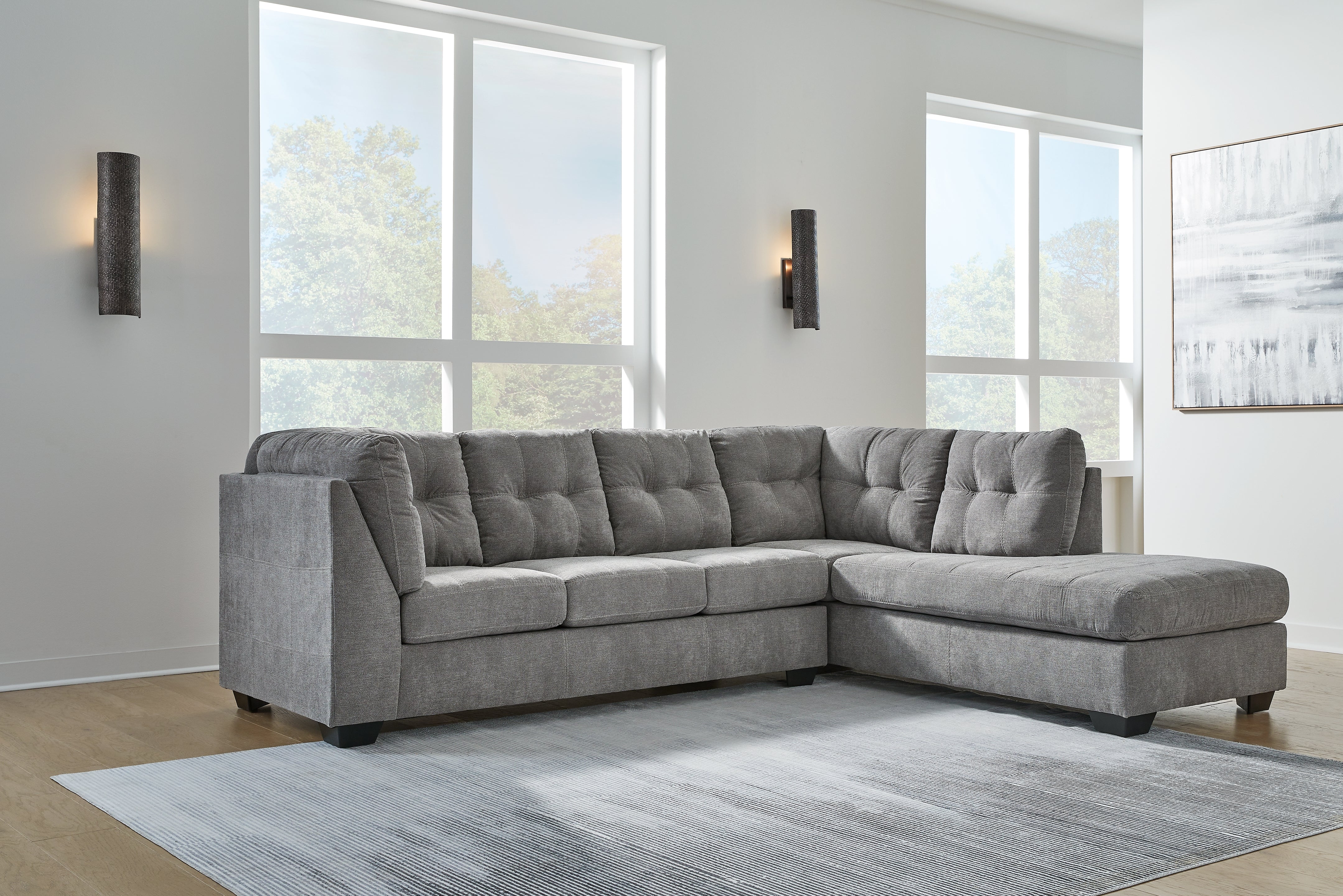 Furniture City Laplace - Ashley Furniture - Marleton Sectionals - LAF 2-Piece Sectional with Chaise - 55305S2