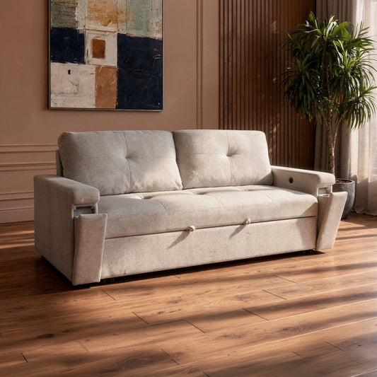 Breeze - Sleeper Sofa - Sand