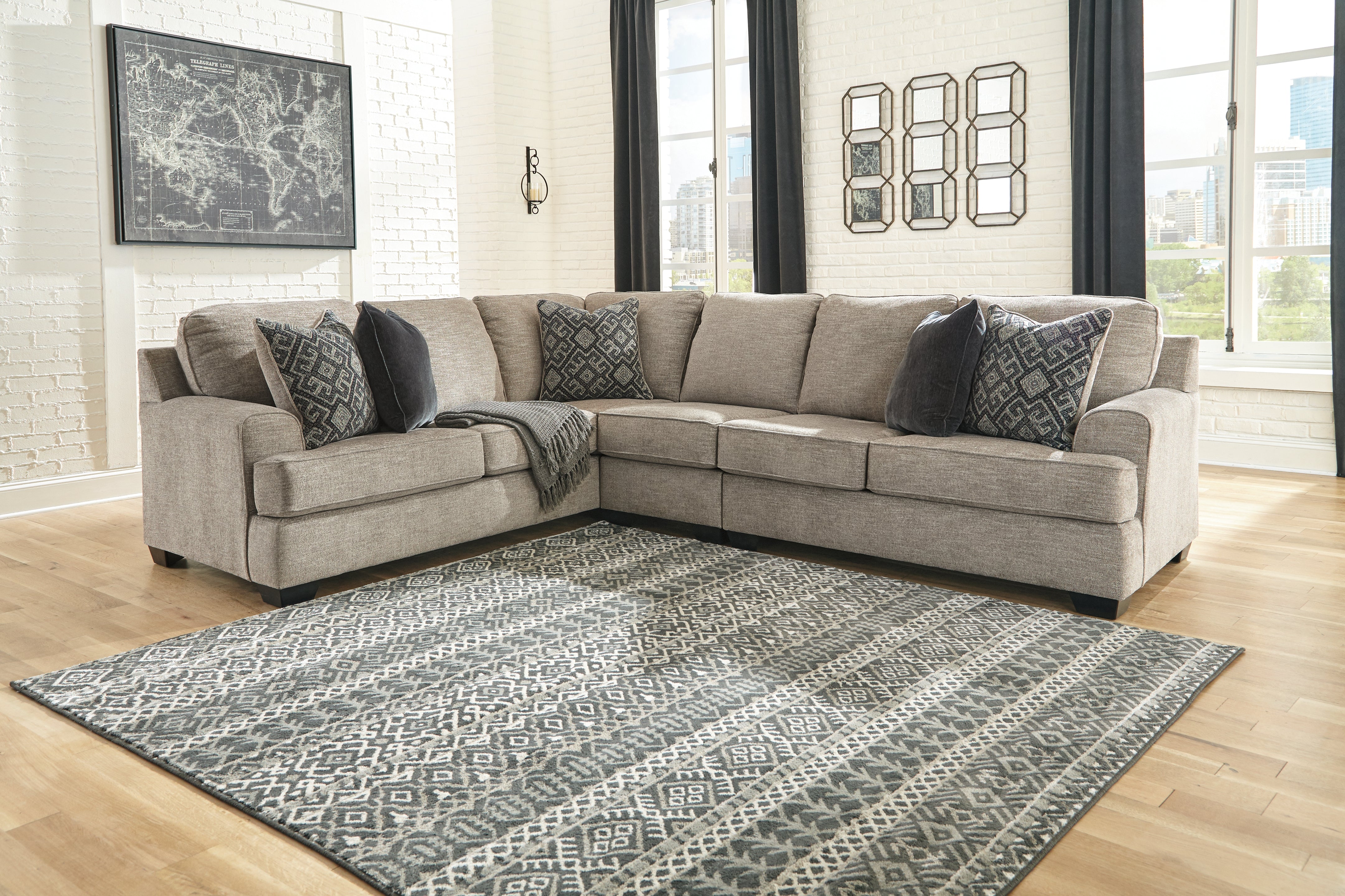 Furniture City Laplace - Ashley Furniture - Bovarian Sectionals - LAF 3-Piece Sectional - 56103S4
