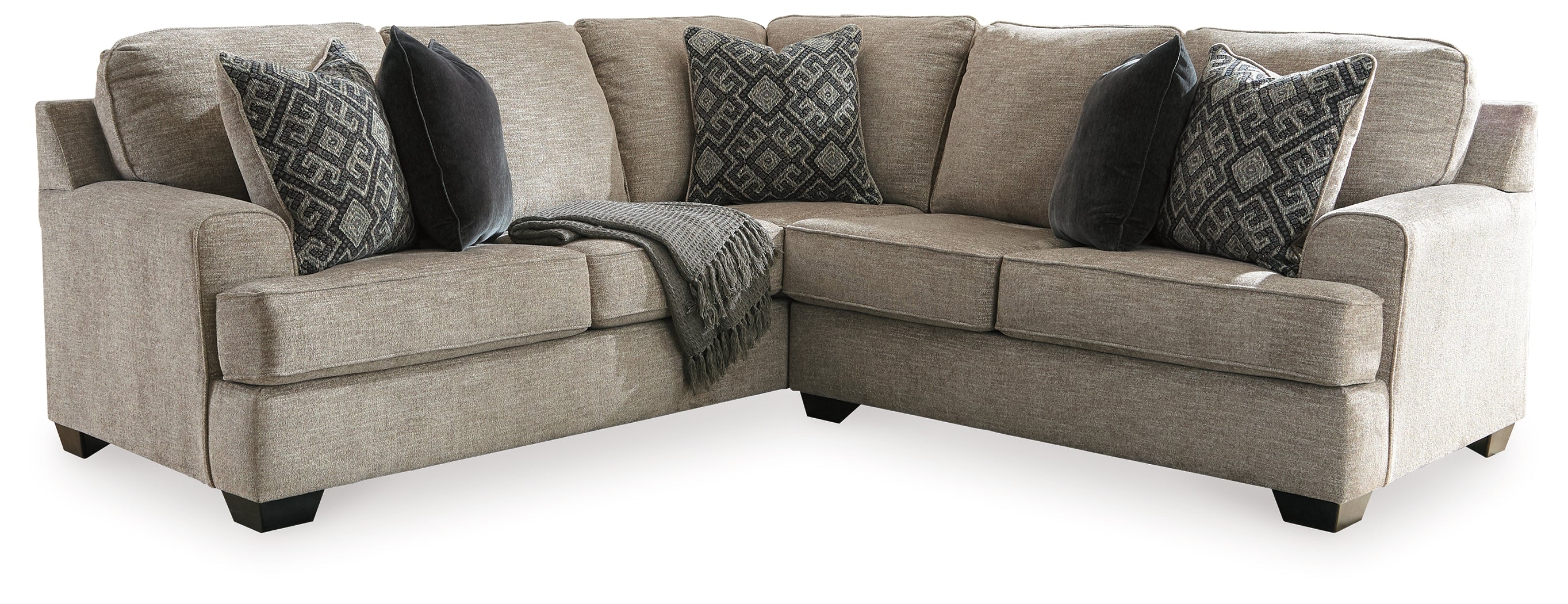 Furniture City Laplace - Ashley Furniture - Bovarian Sectionals - LAF 3-Piece Sectional / Stone - 56103S4