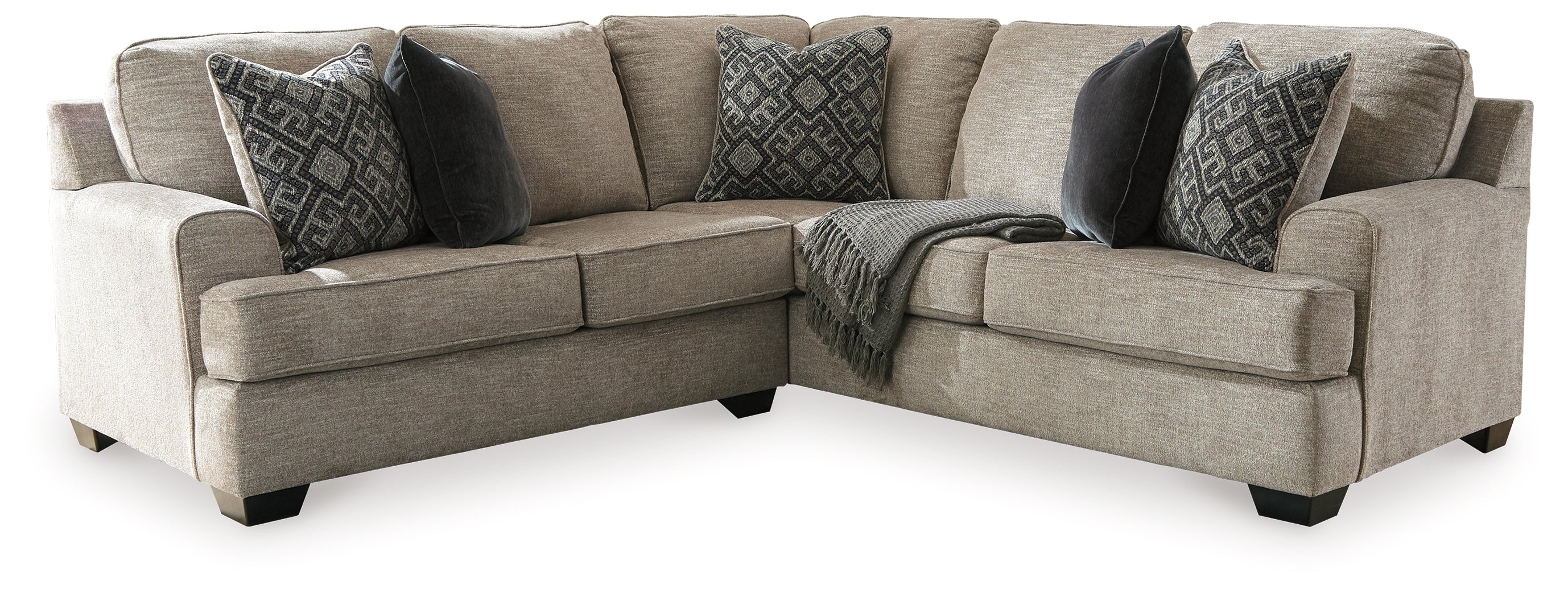 Furniture City Laplace - Ashley Furniture - Bovarian Sectionals - RAF 3-Piece Sectional / Stone - 56103S2