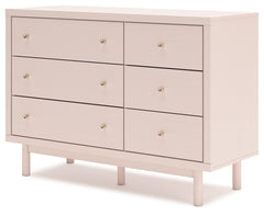 Wistenpine - Six Drawer Dresser - Blush