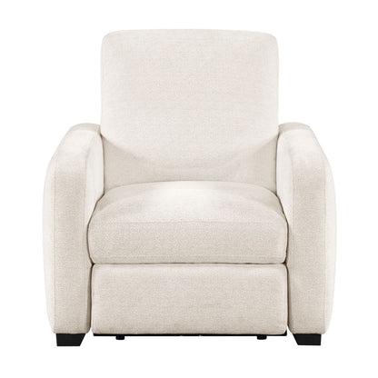 Vera - Power Reclining Chair With USB Charging Ports - Beige