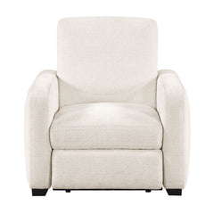 Vera - Power Reclining Chair With USB Charging Ports - Beige