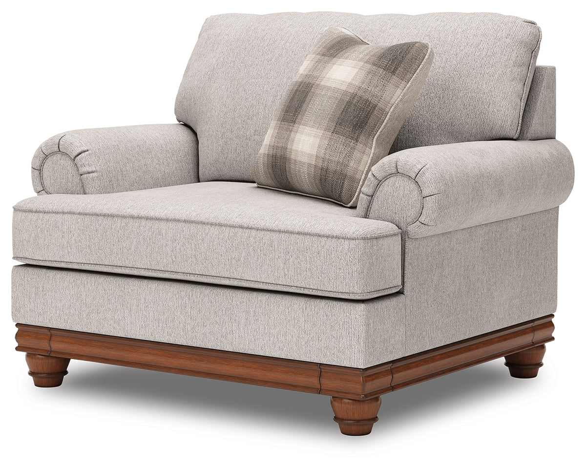 Furniture City Laplace - Ashley Furniture - Clearbrooke Oversized Chair - Chair and a Half / Sandstone - PC5680323