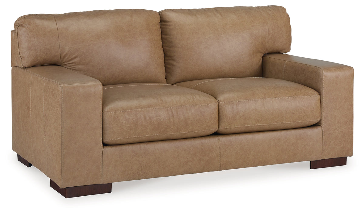 Furniture City Laplace - Ashley Furniture - Lombardia Loveseat - Loveseat / Tumbleweed - 5730235