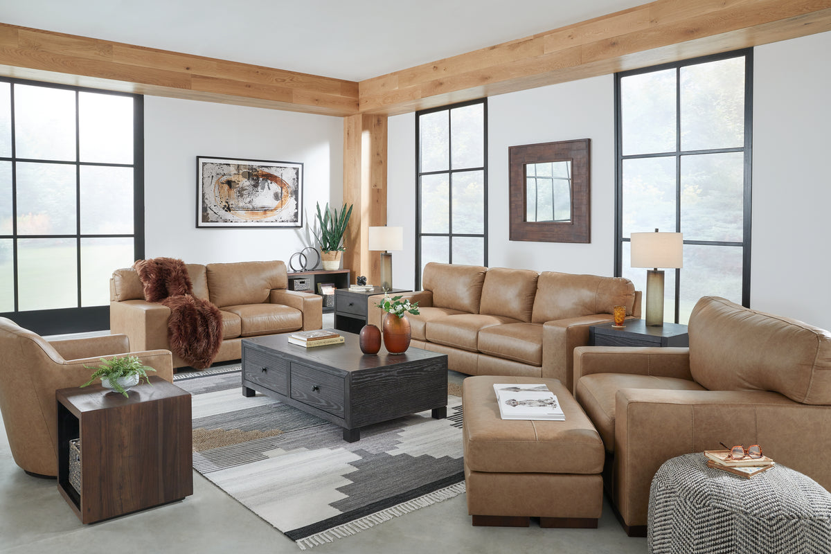 Furniture City Laplace - Ashley Furniture - Lombardia Sofa, Loveseat, Oversized Chair and Ottoman - Sofa, Loveseat, Oversized Chair and Ottoman - 57302U3
