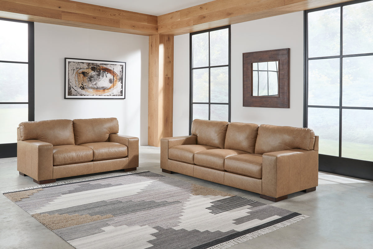 Furniture City Laplace - Ashley Furniture - Lombardia Sofa and Loveseat - Sofa and Loveseat - 57302U1
