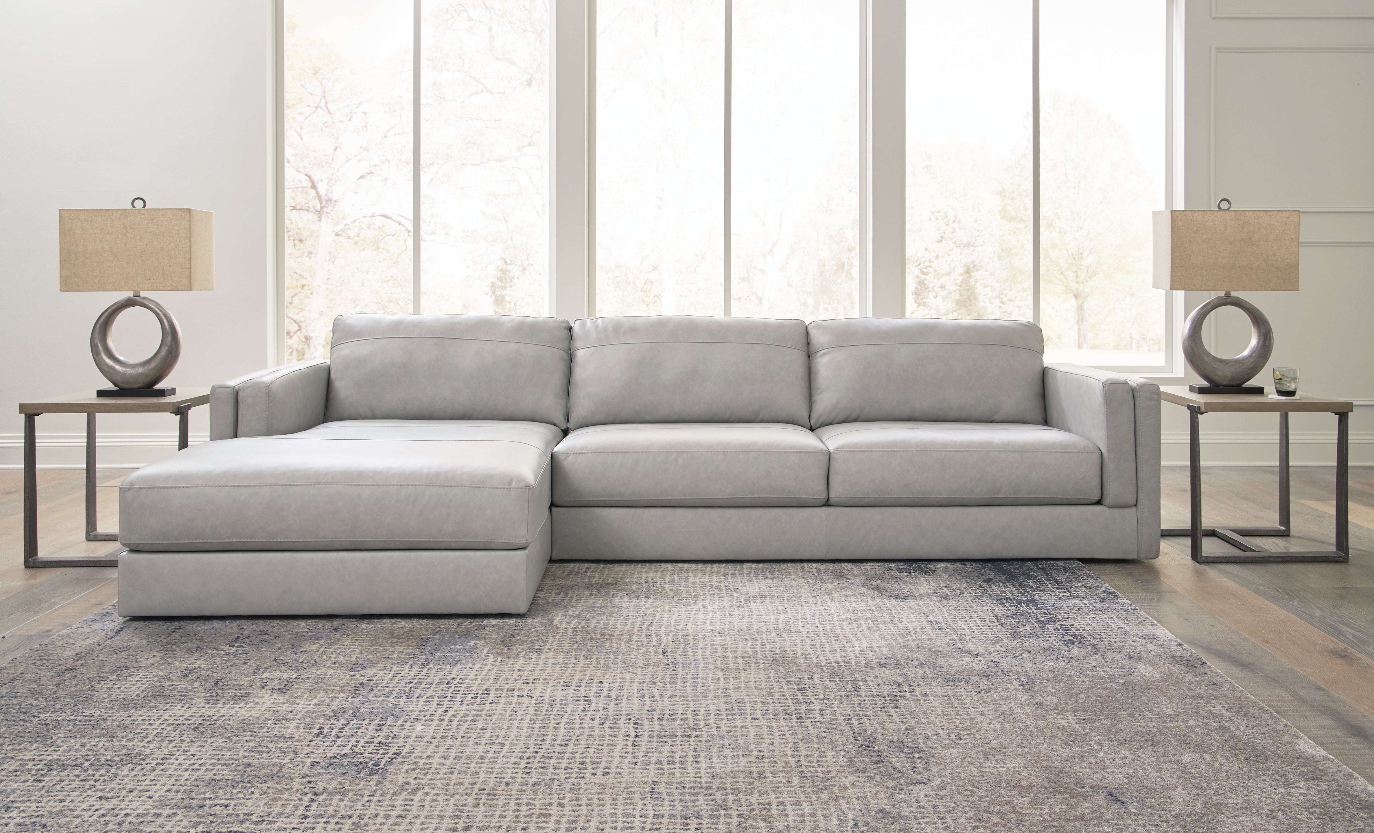 Furniture City Laplace - Ashley Furniture - Amiata Sectionals - RAF 2-Piece Sectional with Chaise - 57404S1