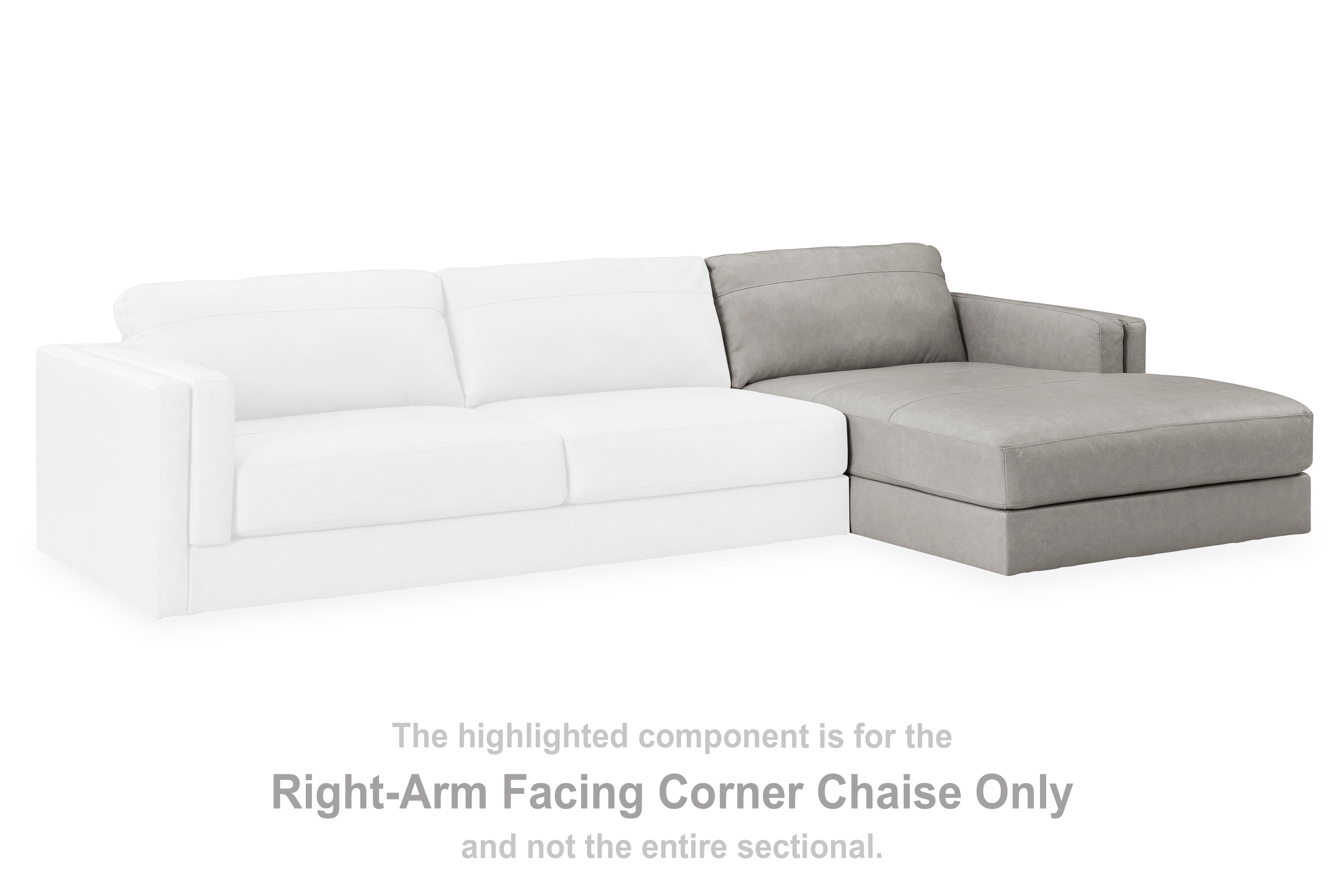 Furniture City Laplace - Ashley Furniture - Amiata Sectionals - RAF Corner Chaise - 5740417