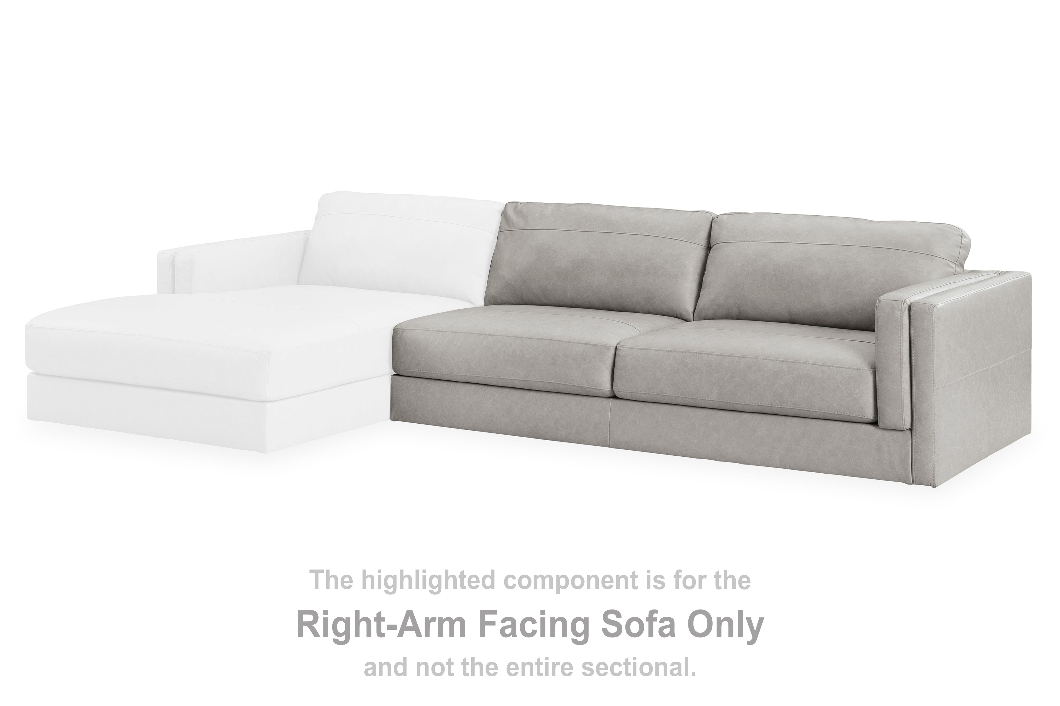 Furniture City Laplace - Ashley Furniture - Amiata Sectionals - RAF Sofa - 5740467