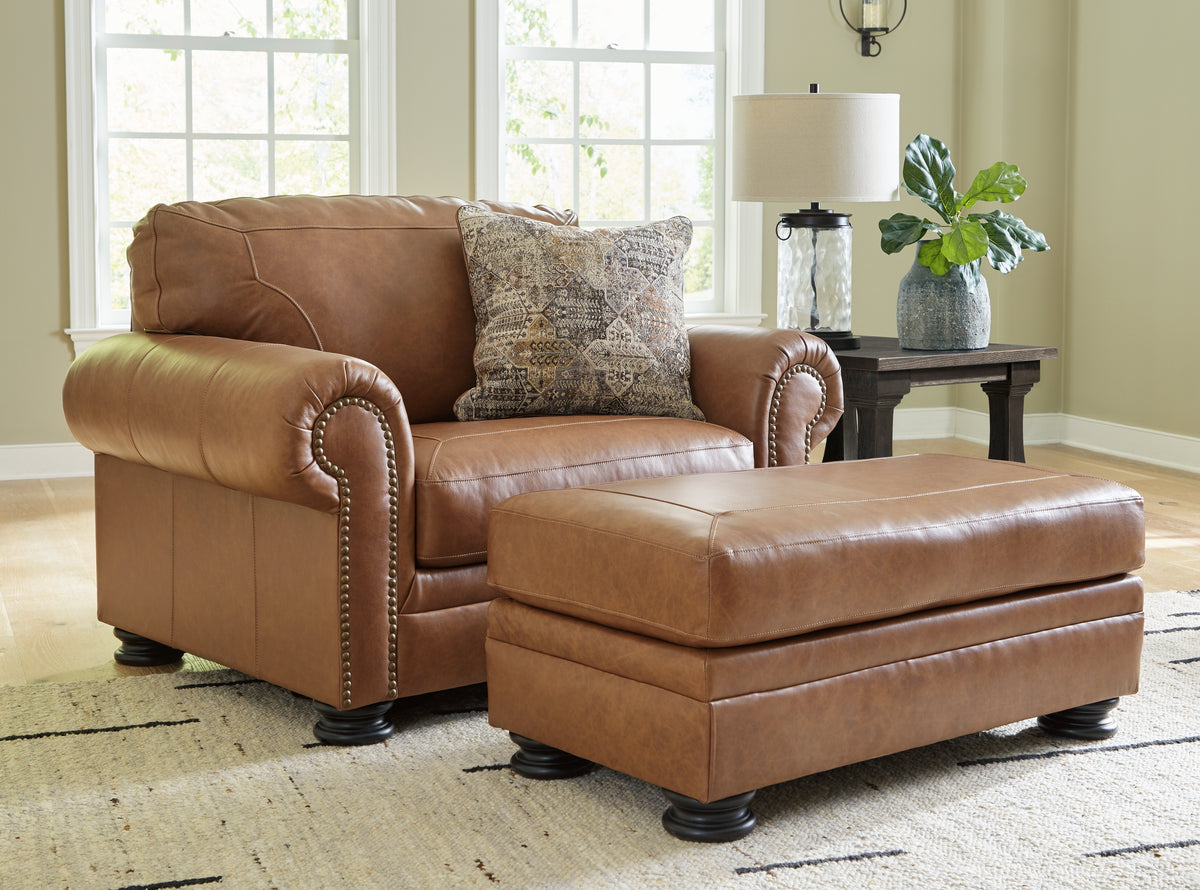 Furniture City Laplace - Ashley Furniture - Carianna Oversized Chair and Ottoman - Oversized Chair and Ottoman - 57604U2