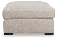 Ballyton - Oversized Accent Ottoman - Sand