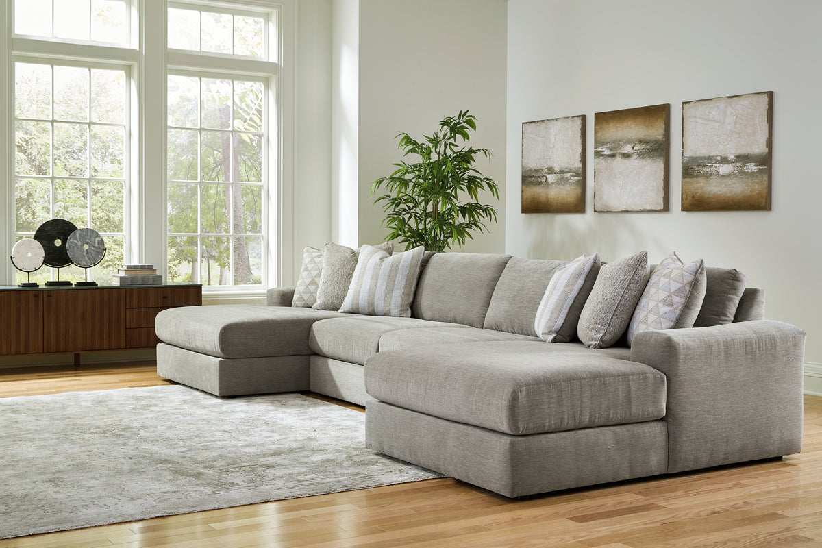 Furniture City Laplace - Ashley Furniture - Avaliyah 4-Piece Double Chaise Sectional - RAF 4-Piece Double Chaise Sectional - 58103S11