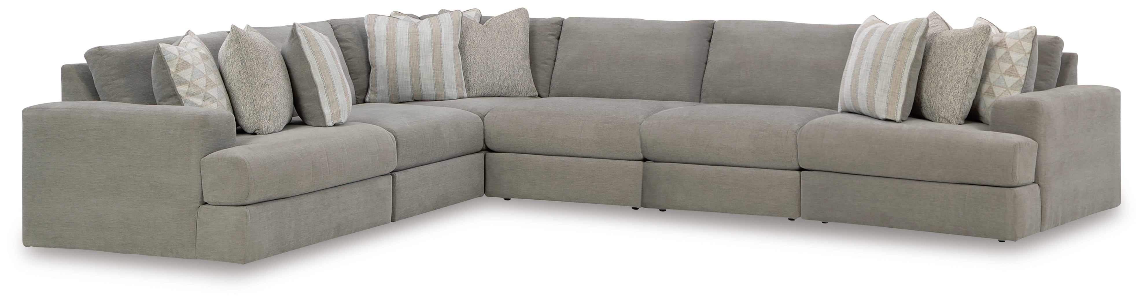 Furniture City Laplace - Ashley Furniture - Avaliyah Sectionals - RAF 6-Piece Sectional - 58103S7