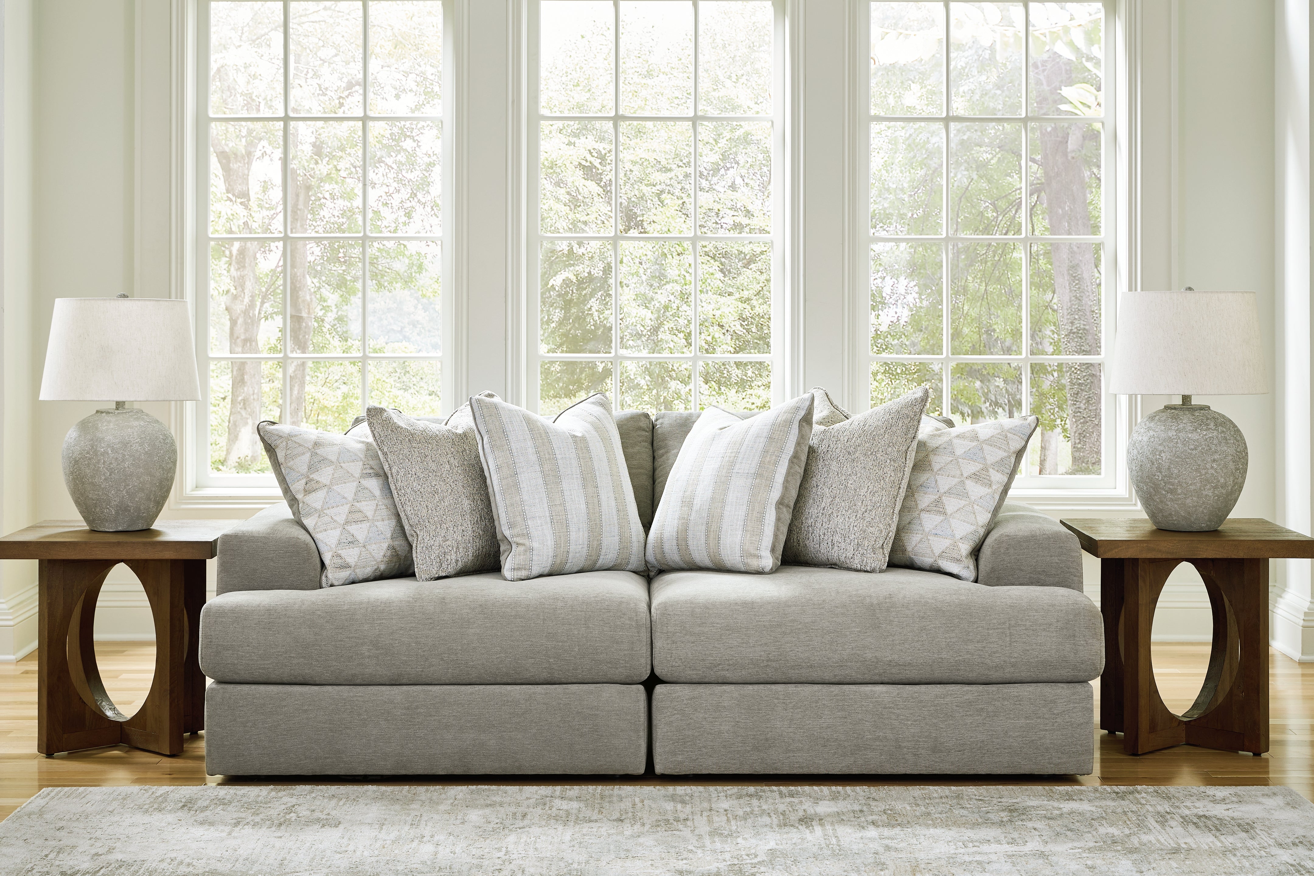 Furniture City Laplace - Ashley Furniture - Avaliyah Sectionals - RAF 2-Piece Sectional Loveseat - 58103S1