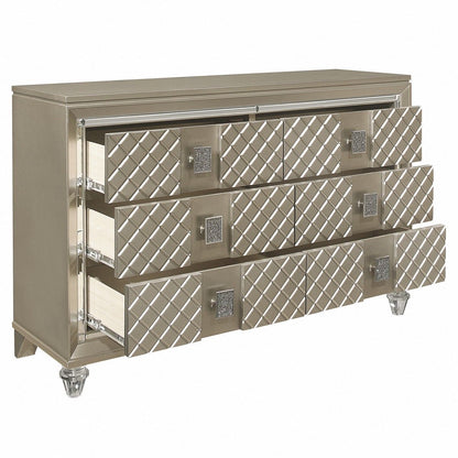 Loudon - Dresser - Gold / Silver / Champagne