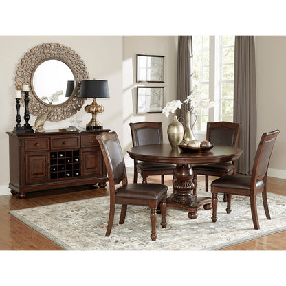 Lordsburg - Round Dining Table - Brown