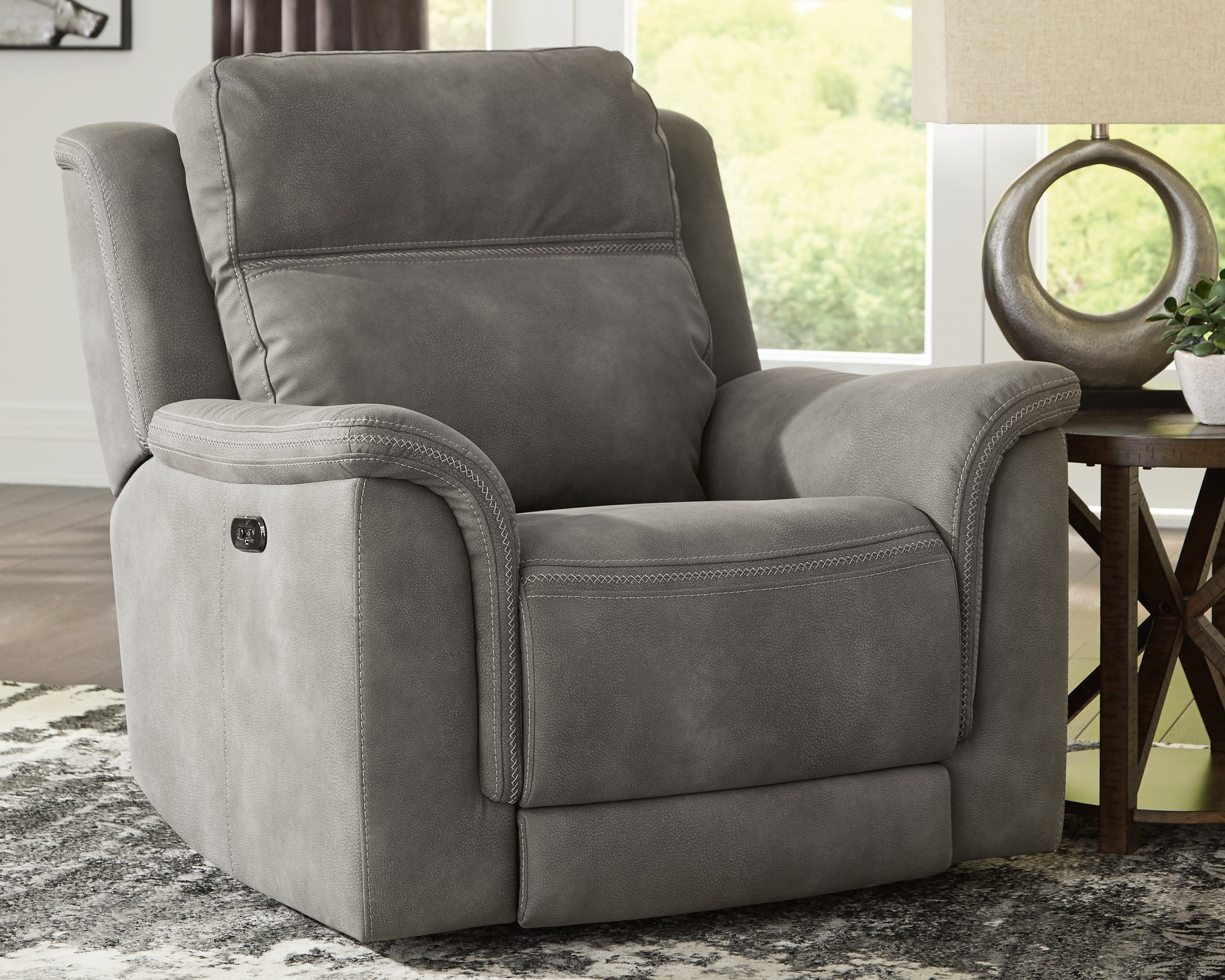 Furniture City Laplace - Ashley Furniture - Next-Gen DuraPella Power Recliner - PWR Recliner/ADJ Headrest / Slate - 5930113