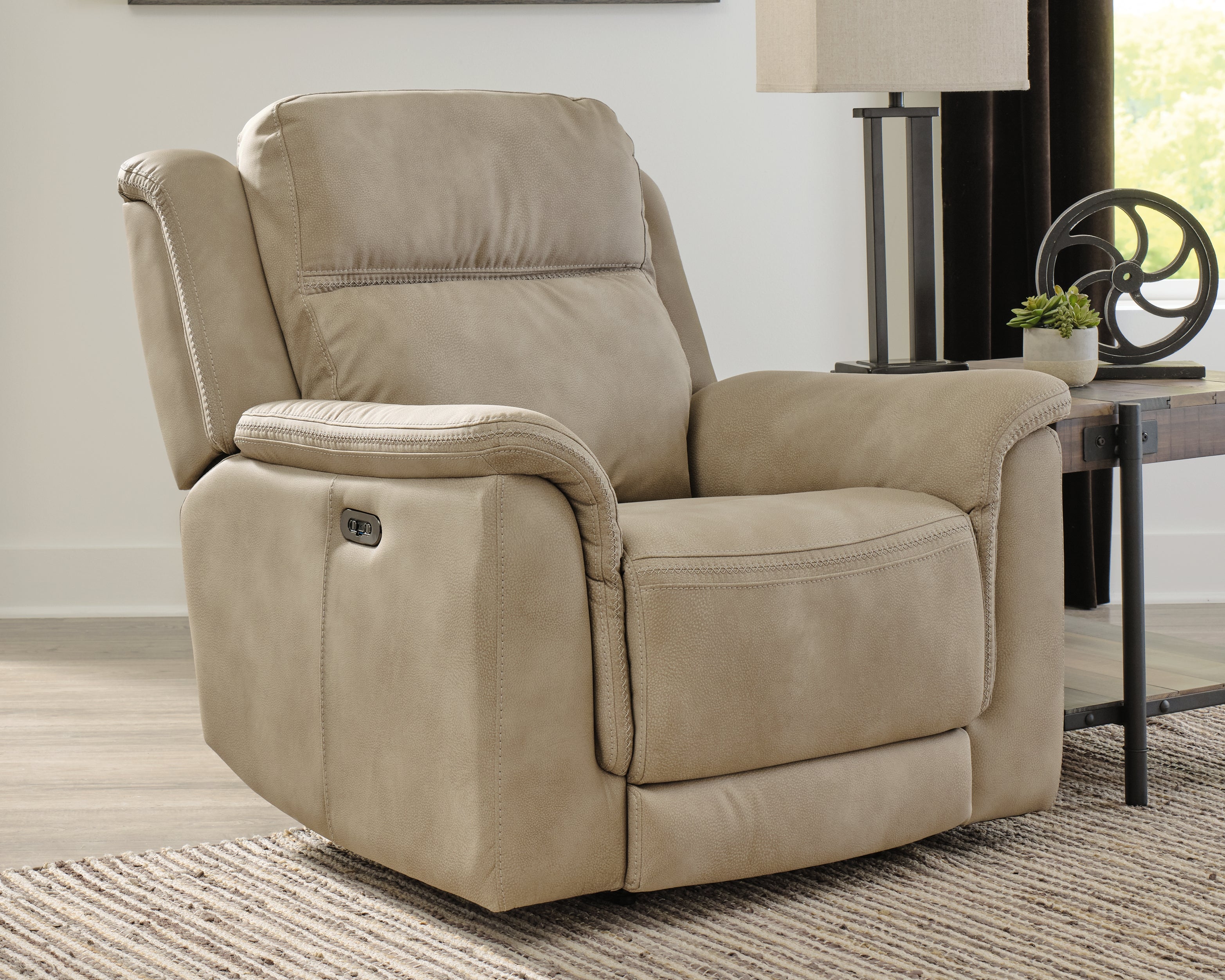 Furniture City Laplace - Ashley Furniture - Next-Gen DuraPellaLiving Room - PWR REC Sofa with ADJ Headrest / Sand - 2200315