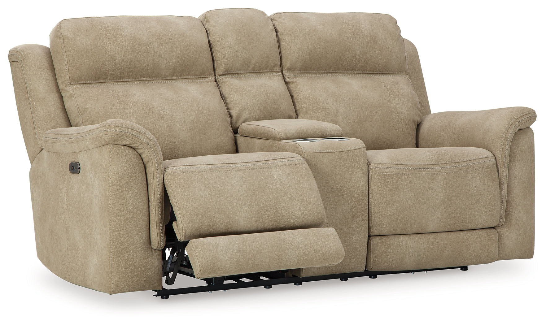 Furniture City Laplace - Ashley Furniture - Next-Gen DuraPellaLiving Room - PWR REC Loveseat/CON/ADJ HDRST / Sand - 5930218