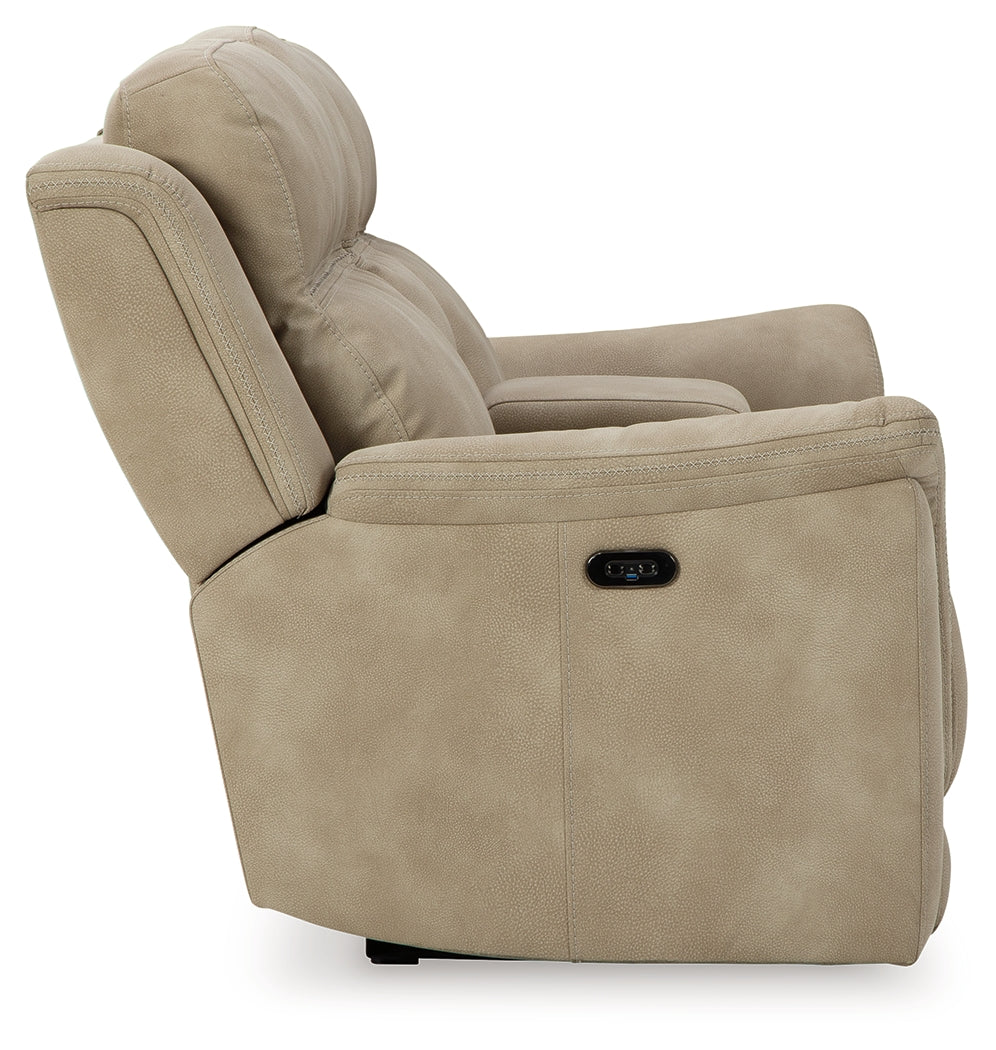 Furniture City Laplace - Ashley Furniture - Next-Gen DuraPellaLiving Room - PWR REC Loveseat/CON/ADJ HDRST / Sand - 5930218