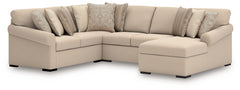 Furniture City Laplace - Ashley Furniture - LadyMae 4-Piece Sectional with Chaise - RAF 4-Piece Sectional with Chaise - 59404S3