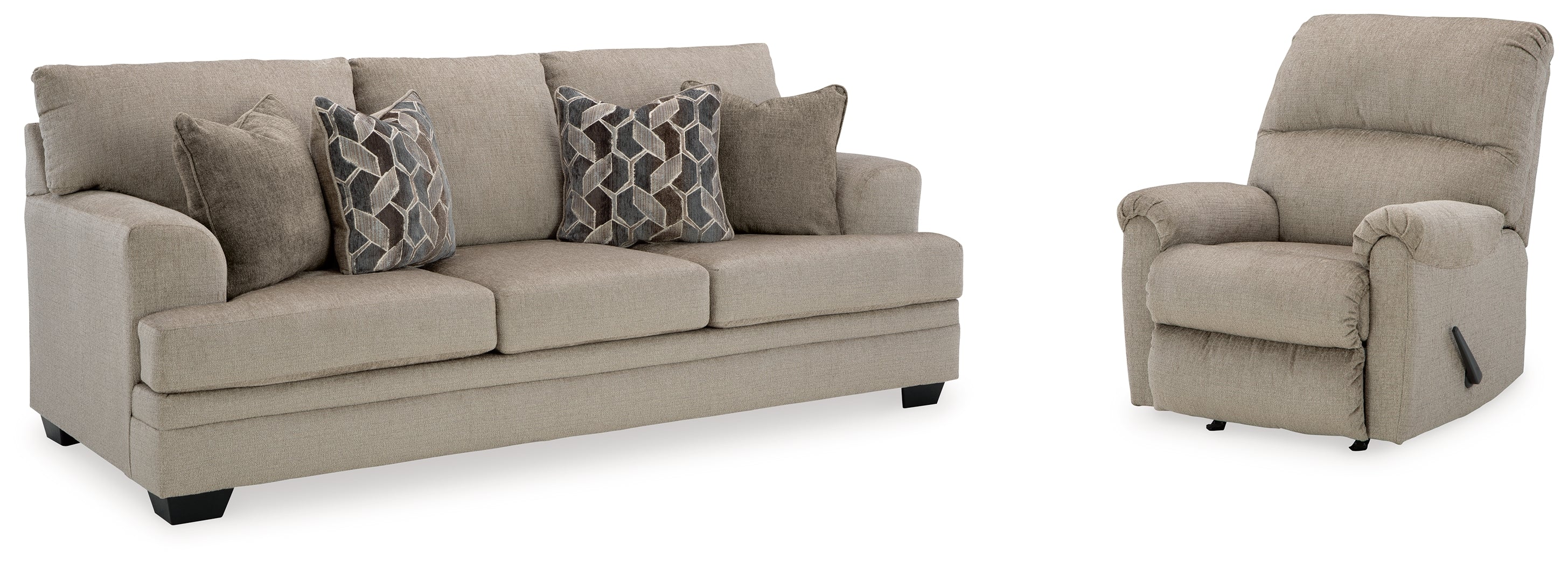 Furniture City Laplace - Ashley Furniture - Stonemeade Sofa and Recliner - Sofa and Recliner - 59504U7