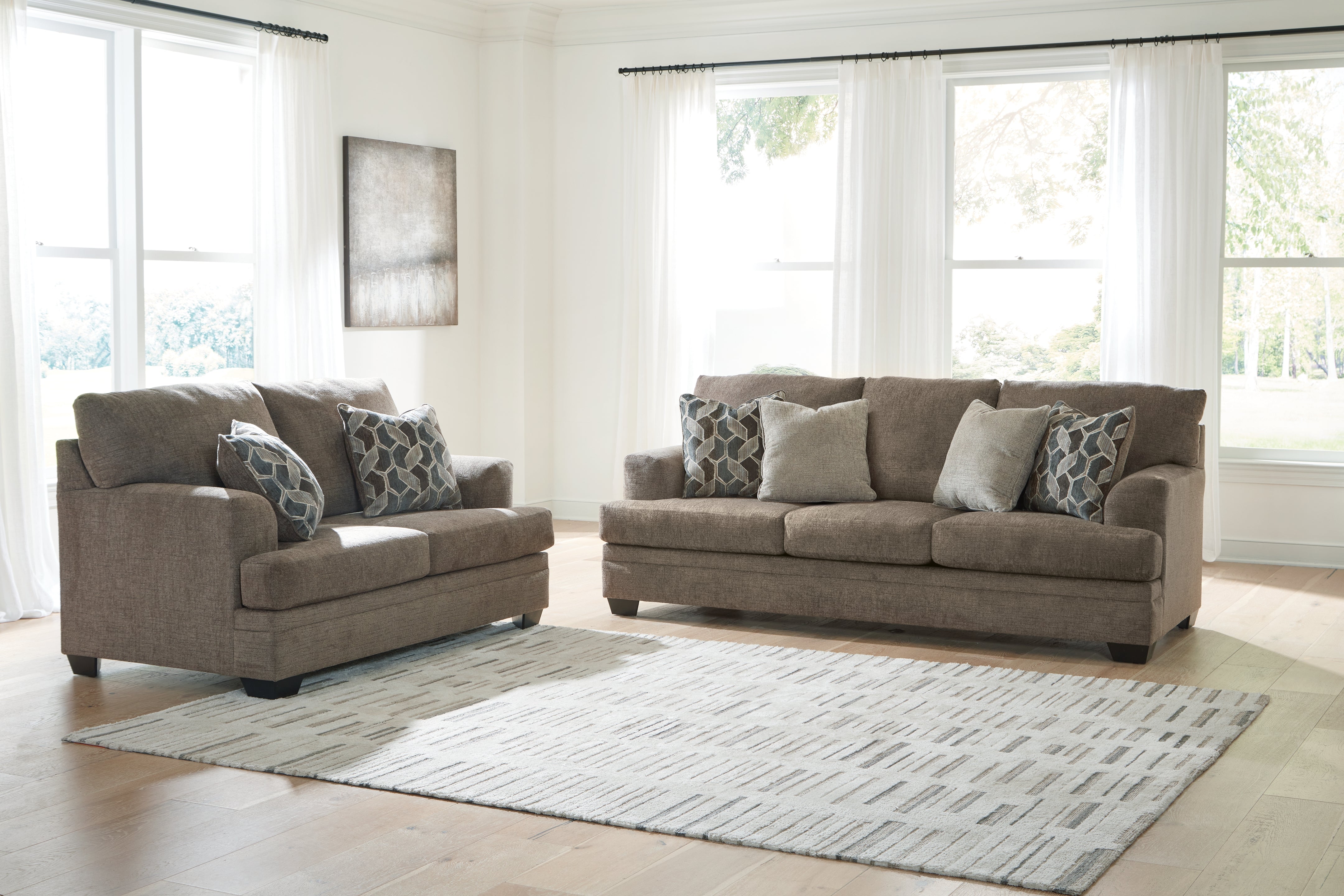 Furniture City Laplace - Ashley Furniture - Stonemeade Sofa and Loveseat - Sofa and Loveseat / Nutmeg - 59505U1
