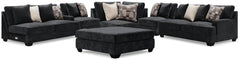 Furniture City Laplace - Ashley Furniture - Lavernett 5-Piece Sectional and Ottoman - 5-Piece Sectional and Ottoman - 59603U2