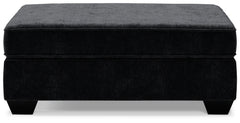 Furniture City Laplace - Ashley Furniture - LavernettLiving Room - Oversized Accent Ottoman / Charcoal - 5960308
