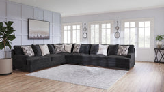 Furniture City Laplace - Ashley Furniture - Lavernett Sectionals - LAF 4-Piece Sectional / Charcoal - 59603S2