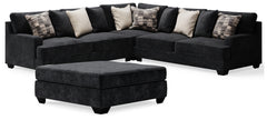 Furniture City Laplace - Ashley Furniture - Lavernett 3-Piece Sectional and Oversized Ottoman - 3-Piece Sectional and Oversized Ottoman - 59603U3