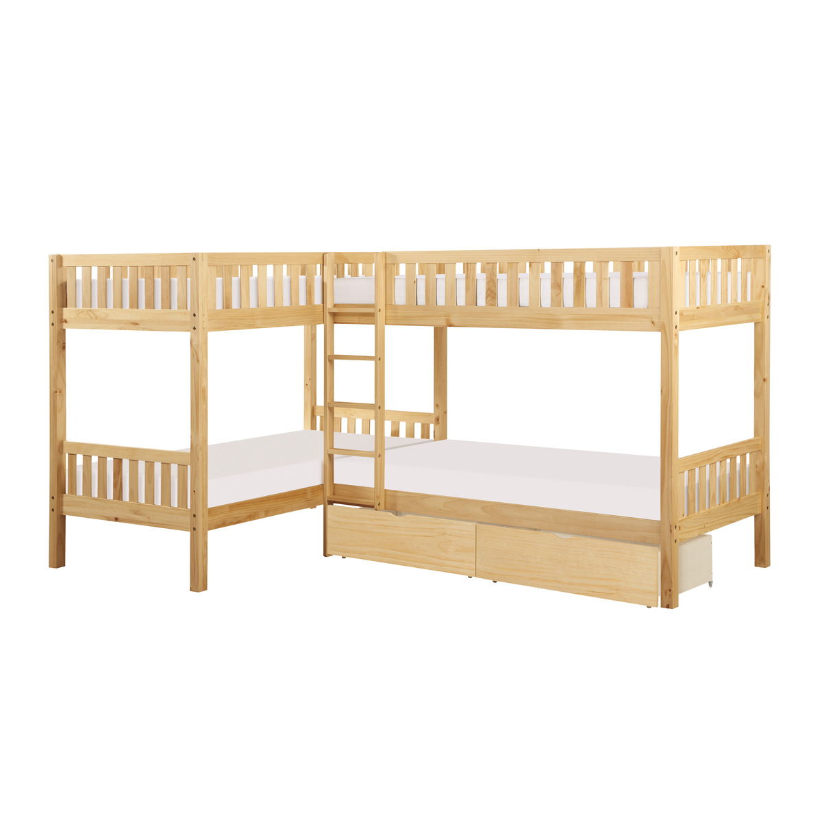 Bartly - Corner Bunk Bed