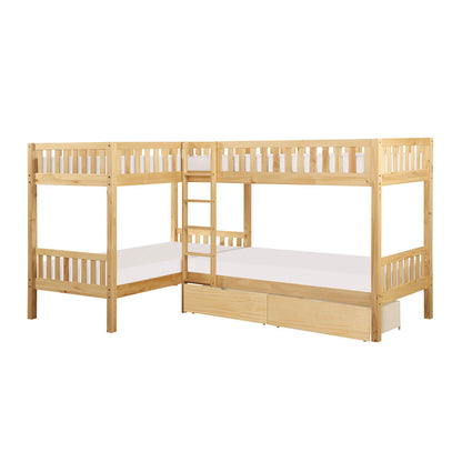 Bartly - Corner Bunk Bed