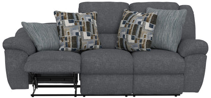 Trifecta - Sofa With 3 Recliners and Drop Down Table