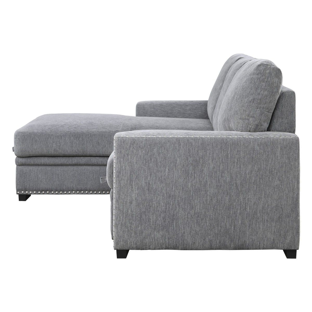 Morelia - 2 Piece Sectional With Pull-Out Bed And Chaise With Hidden Storage