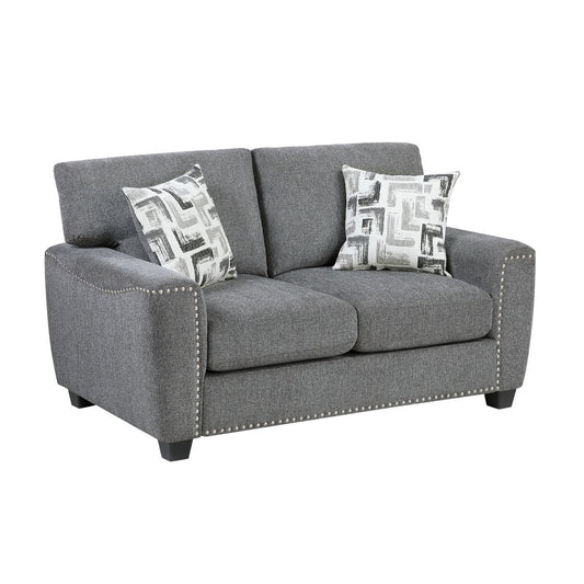 Isabel - Loveseat - Dark Gray