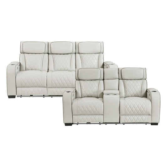 Fairway - Power Sofa & Loveseat